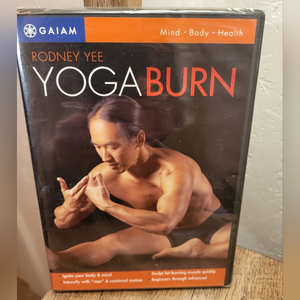 🌟3 for30🌟 Yoga Burn (DVD, BRAND NEW) Challenge Your Body & Mind / Gaiam